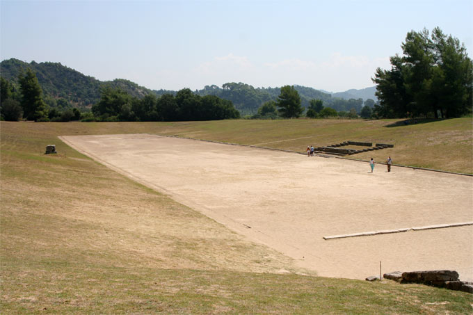 Stadion in Olympia