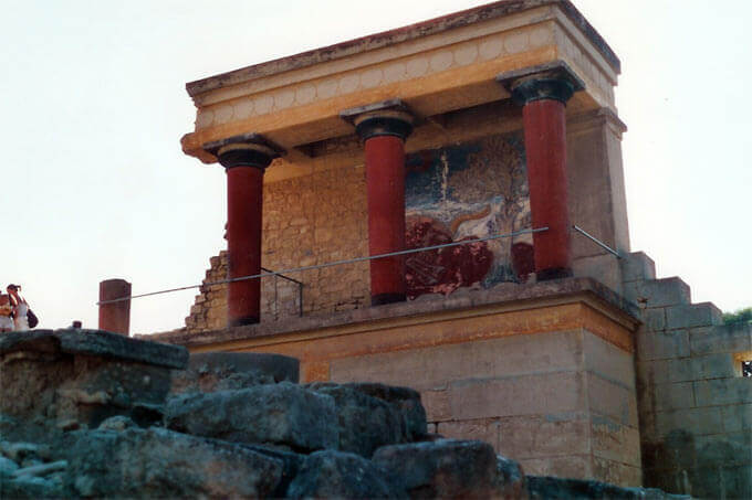 Ruine des Palastes von Knossos